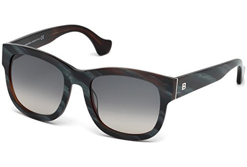 Sunglasses BALENCIAGA BA 0069 65B Horn/other / Gradient Smoke