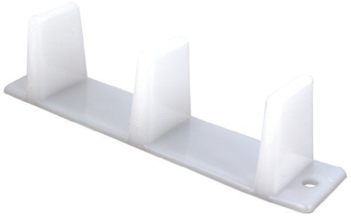 Prime-Line Products N 6563 Prime Line Universal Door Guide, 4-3/16 in L X 1 in W, Plastic, 4-3/16", White