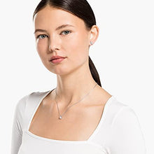 
                        
                          Load image into Gallery viewer, SWAROVSKI Attract Pear Set, White, Rhodium Plated, 14 7/8 / 1/4 x 1/8 (5569174) - JOY2ESpree
                        
                      