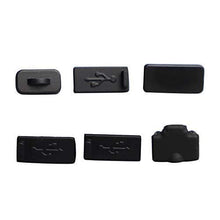 
                        
                          Load image into Gallery viewer, PS5 Silicone Dust Plugs Set,USB HDMI Interface Anti-dust Cover Dustproof Plug for Playstation 5 Console Accessories-6Pcs(Black) - JOY2ESpree
                        
                      
