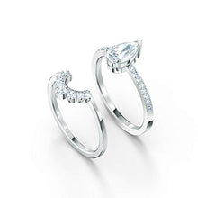 
                        
                          Muat gambar ke penampil Galeri, SWAROVSKI Women's Attract Ring Collection, Rhodium Finish, Clear Crystals - JOY2ESpree
                        
                      