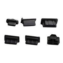 
                        
                          Load image into Gallery viewer, PS5 Silicone Dust Plugs Set,USB HDMI Interface Anti-dust Cover Dustproof Plug for Playstation 5 Console Accessories-6Pcs(Black) - JOY2ESpree
                        
                      