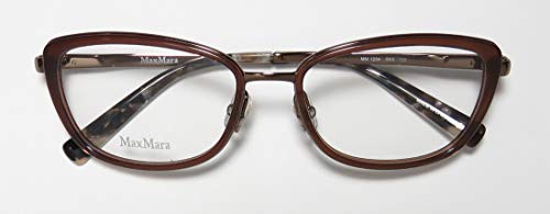 Max Mara 1234 Womens/Ladies Cat Eye Full-rim Spring Hinges Shape Authentic Elegant Eyeglasses/Eye Glasses