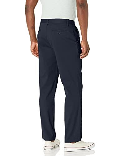 Nautica Men's Classic Fit Flat Front Stretch Solid Chino Deck Pant - JOY2ESpree