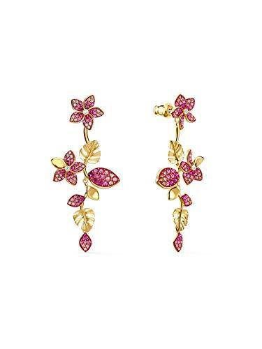Swarovski Tropical Flower Pierced Earrings - JOY2ESpree