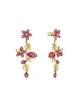 
                        
                          画像をギャラリービューアに読み込む, Swarovski Tropical Flower Pierced Earrings - JOY2ESpree
                        
                      