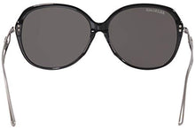 
                        
                          Load image into Gallery viewer, Sunglasses Women's Black-Silver/Grey Lens Butterfly
                        
                      