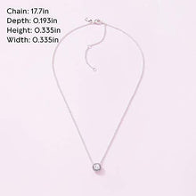 
                        
                          Load image into Gallery viewer, Pandora Jewelry Round Sparkle Halo Cubic Zirconia Necklace in Sterling Silver, 17.7" - JOY2ESpree
                        
                      