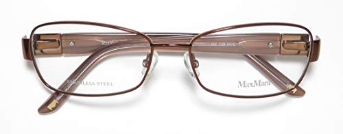 Max Mara 1128 Womens/Ladies Designer Full-rim Crystals Flexible Hinges Authentic Contemporary Classy Eyeglasses/Eyewear