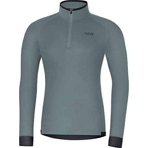 Gore Bike Wear Men's M Thermo Light Shirt, Nordic Blue/Black, Small