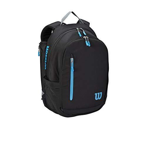 Wilson Sporting Goods Tennis Bag, Black/Blue/Silver, OSFA - JOY2ESpree