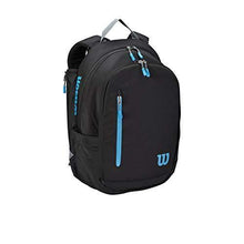 
                        
                          Load image into Gallery viewer, Wilson Sporting Goods Tennis Bag, Black/Blue/Silver, OSFA - JOY2ESpree
                        
                      