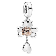 
                        
                          गैलरी व्यूवर में इमेज लोड करें, Pandora Jewelry Clover and Ladybird Dangle Pandora Rose and Sterling Silver Charm - JOY2ESpree
                        
                      