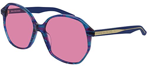 Balenciaga BB0005S Sunglasses 003 Multicolor/Pink Lens 58 mm