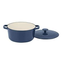
                        
                          Cargar imagen en el visor de la galería, Cuisinart 5 Qt Round Cast Iron Casserole, Covered, Enameled Provencial Blue - JOY2ESpree
                        
                      