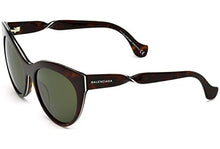 
                        
                          Muat gambar ke penampil Galeri, Sunglasses Balenciaga BA 0051 52N dark havana / green
                        
                      