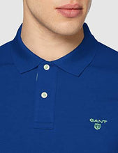 
                        
                          Cargar imagen en el visor de la galería, GANT Contrast Collar Pique Rugger Men's Polo Shirt, Yale Blue - JOY2ESpree
                        
                      