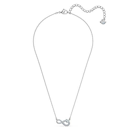 SWAROVSKI Women's Infinity Jewelry Collection, Rhodium Finish, Clear Crystals - JOY2ESpree