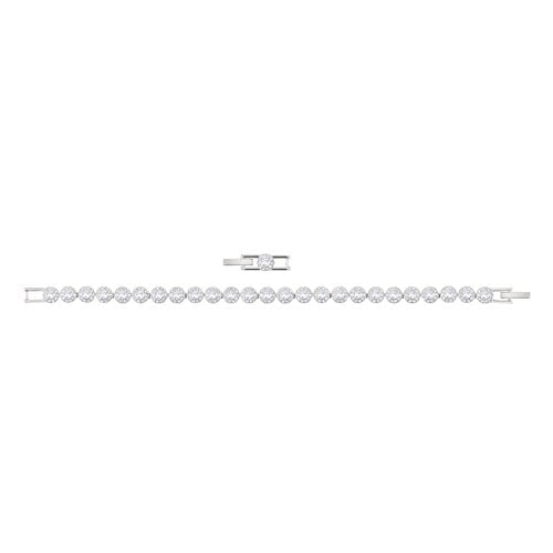 SWAROVSKI Women's Angelic Jewelry Collection, Rhodium Finish, Clear Crystals - JOY2ESpree