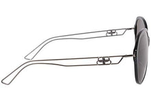 
                        
                          Load image into Gallery viewer, Sunglasses Women's Black-Silver/Grey Lens Butterfly
                        
                      
