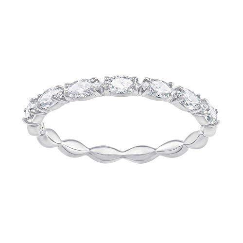 Swarovski Crystal Vittore Marquise Rhodium Plated Stackable Ring - Size 6.5 - JOY2ESpree
