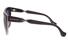 
                        
                          Load image into Gallery viewer, Sunglasses Balenciaga BA 0051 69W shiny bordeaux / gradient blue
                        
                      