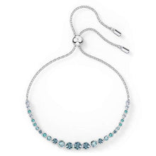 
                        
                          Muat gambar ke penampil Galeri, SWAROVSKI Women's Emily Bracelet Collection, Rhodium Finish, Blue Crystals - JOY2ESpree
                        
                      