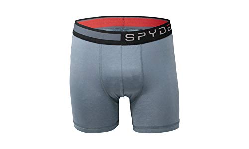 Spyder Mens Boxer Briefs Performance Sports Compression Shorts Athletic Mens Underwear - Mens Boxers Brief - 3 Pack for Men