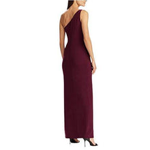 
                        
                          Cargar imagen en el visor de la galería, Lauren Ralph Lauren Jersey One-Shoulder Gown, Passion Plum Size 4 - JOY2ESpree
                        
                      