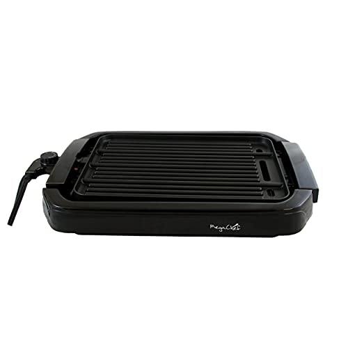 Megachef Dual Surface Reversible Indoor Grill and Griddle, black (MCG-107) - JOY2ESpree