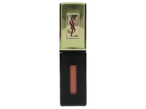 Yves Saint Laurent Rouge Pur Couture Vernis A Levres Glossy Stain Lip Gloss, No. 27 Peche Cerra Colla, 0.2 Ounce