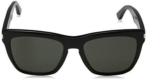 Saint Laurent SL137 Devon 001 Black Grey SL137 Devon Square Sunglasses Lens Cat, 55-19-145