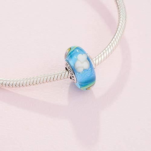 Pandora Jewelry Iridescent Rainbow Glass Sterling Silver Charm - JOY2ESpree