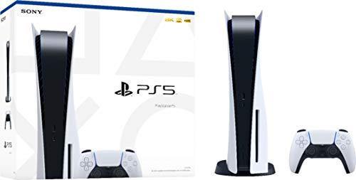 Ptech 2021 Playstation Console Two Controller Bundle - PS5 Disk Version with Two Wireless Controllers and Soft Shell Controller Case - JOY2ESpree