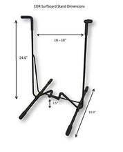 
                        
                          Cargar imagen en el visor de la galería, COR Surf Surfboard Stand | Works with Shortboards Longboards | No Center Fin Needed
                        
                      