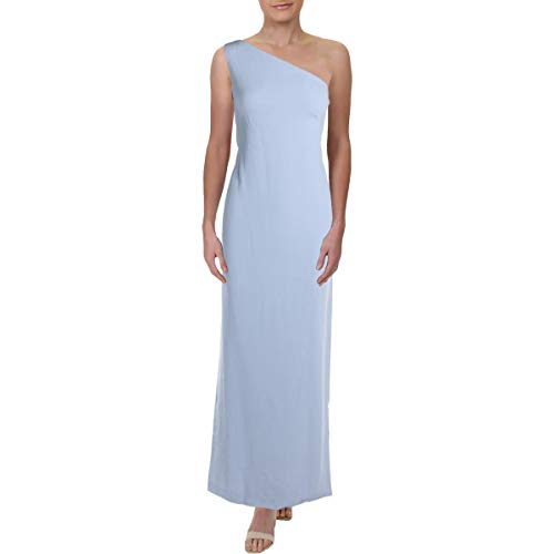 LAUREN RALPH LAUREN Womens Deannie Cape-Detail One-Shoulder Evening Dress