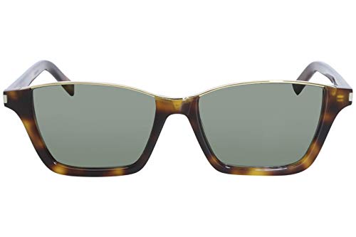 Saint Laurent SL365 001 Havana Dylan Rectangle Sunglasses Lens Category 2 Size