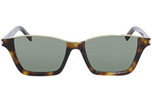
                        
                          Load image into Gallery viewer, Saint Laurent SL365 001 Havana Dylan Rectangle Sunglasses Lens Category 2 Size
                        
                      