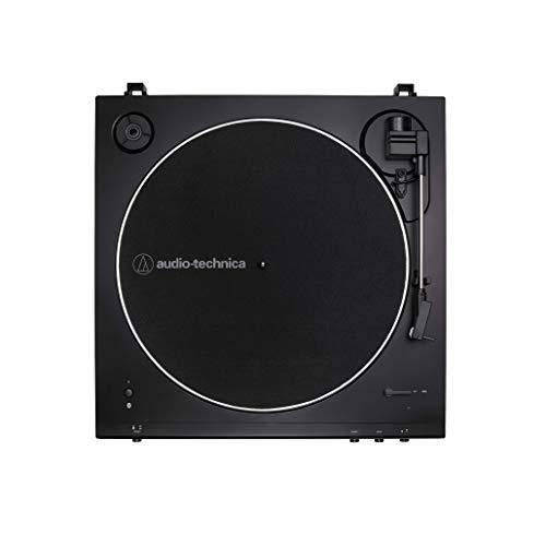 Audio-Technica AT-LP60XBT-BK Fully Automatic Wireless Belt-Drive Turntable (Black) (ATLP60XBTBK) - JOY2ESpree