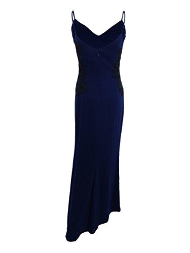Ralph Lauren Womens Lace Overlay Jersey Dress