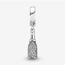 
                        
                          Cargar imagen en el visor de la galería, Pandora Jewelry Sparkling Wine Bottle Dangle Cubic Zirconia Charm in Sterling Silver - JOY2ESpree
                        
                      