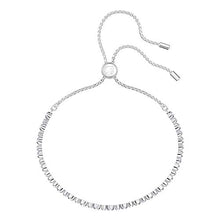 
                        
                          Load image into Gallery viewer, SWAROVSKI Women's Subtle Bracelet Jewelry Collection, Rhodium Finish, Clear Crystals - JOY2ESpree
                        
                      