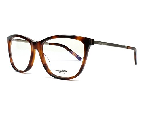 Saint Laurent - SL 92, Geometric, metal, women, DARK HAVANA(002), 56/15/140
