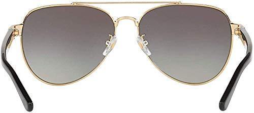 TORY BURCH TY6070 327111 GOLD AVIATOR SUNGLASSES 57MM - JOY2ESpree