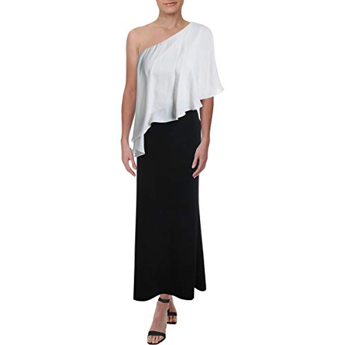 LAUREN RALPH LAUREN Womens Nene Asymmetric One-h Evening Dress
