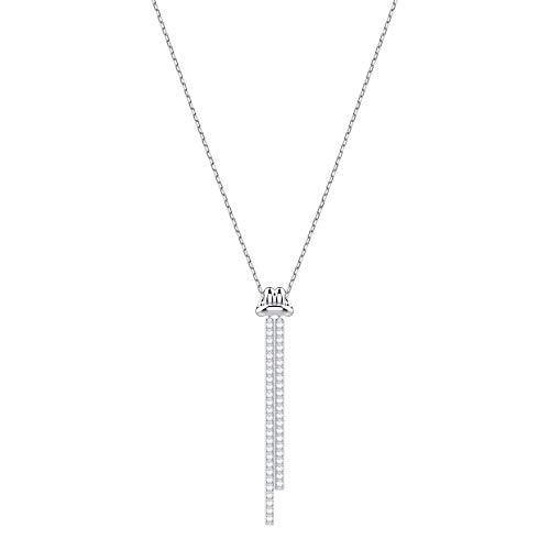 SWAROVSKI Crystal Lifelong Rhodium-Plated Drop Necklace - JOY2ESpree