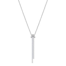 
                        
                          Load image into Gallery viewer, SWAROVSKI Crystal Lifelong Rhodium-Plated Drop Necklace - JOY2ESpree
                        
                      