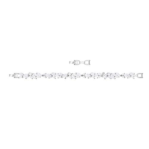 Swarovski Women's Louison Jewelry Collection, Rhodium Finish, Blue Crystals, Clear Crystals - JOY2ESpree