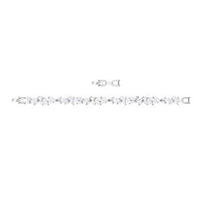
                        
                          Load image into Gallery viewer, Swarovski Women's Louison Jewelry Collection, Rhodium Finish, Blue Crystals, Clear Crystals - JOY2ESpree
                        
                      