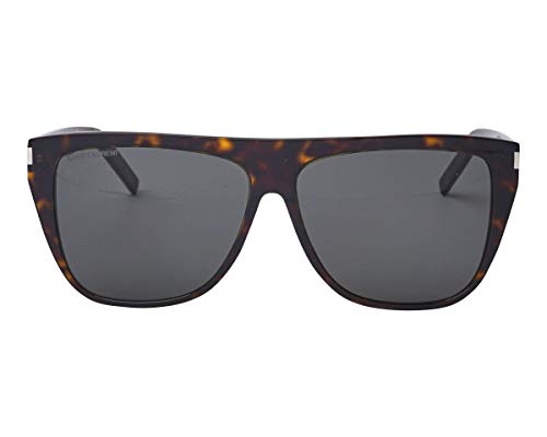 Saint Laurent SL1 002 Havana/Grey SLIM Rectangle Sunglasses Lens Category 3 S